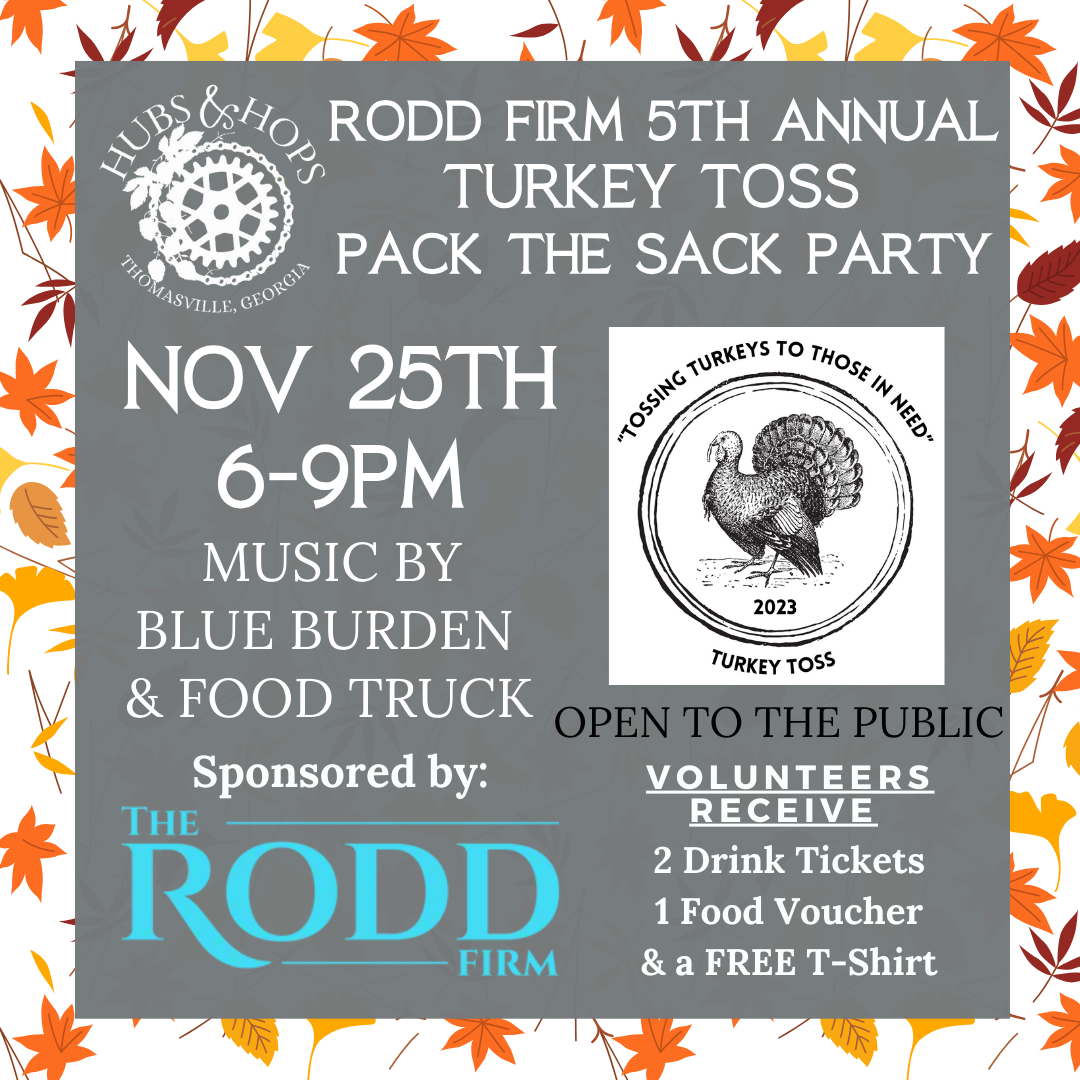 "Turkey Toss" Pack the Sack Party Event Photo