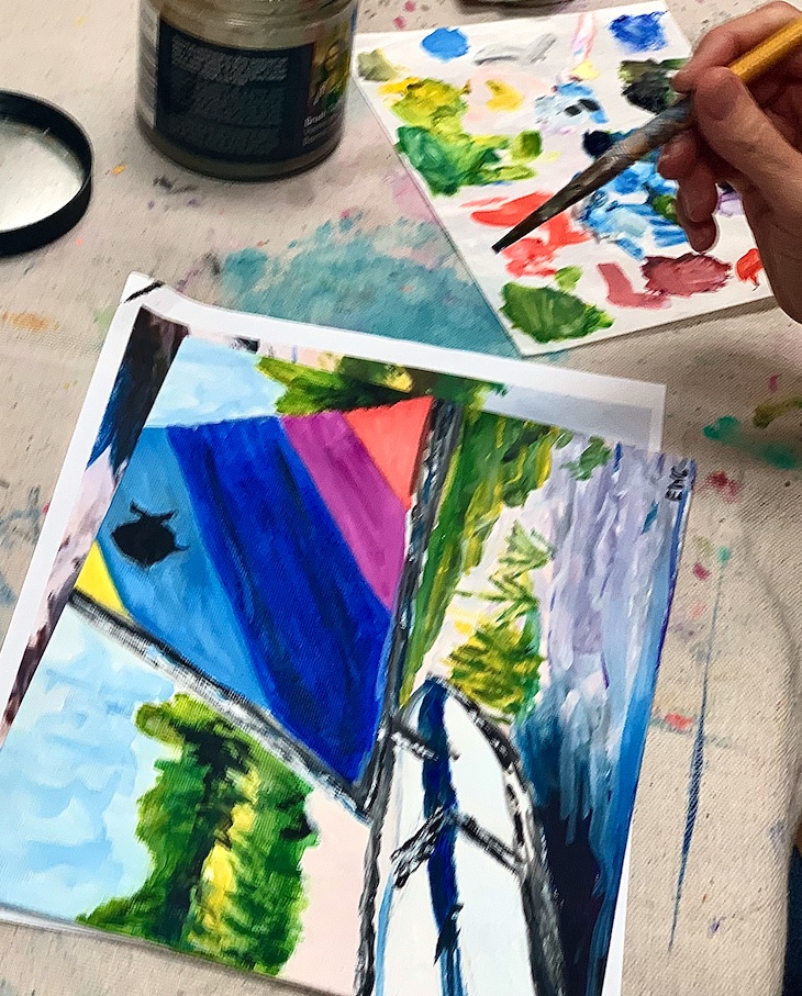 Watercolor Painting for 55 and Better Event Photo