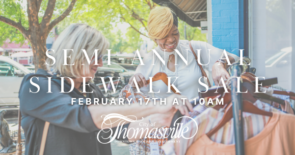 Downtown Thomasville Semi-Annual Sidewalk Sale Event Photo