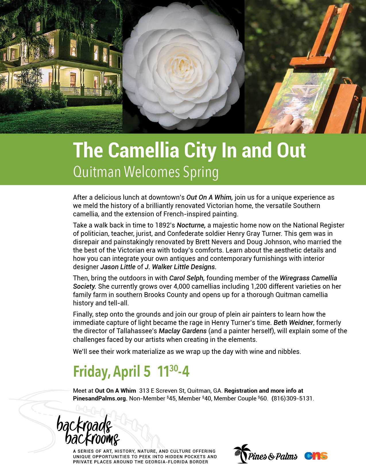 Backroads/Backrooms: The Camellia City In and Out Event Photo