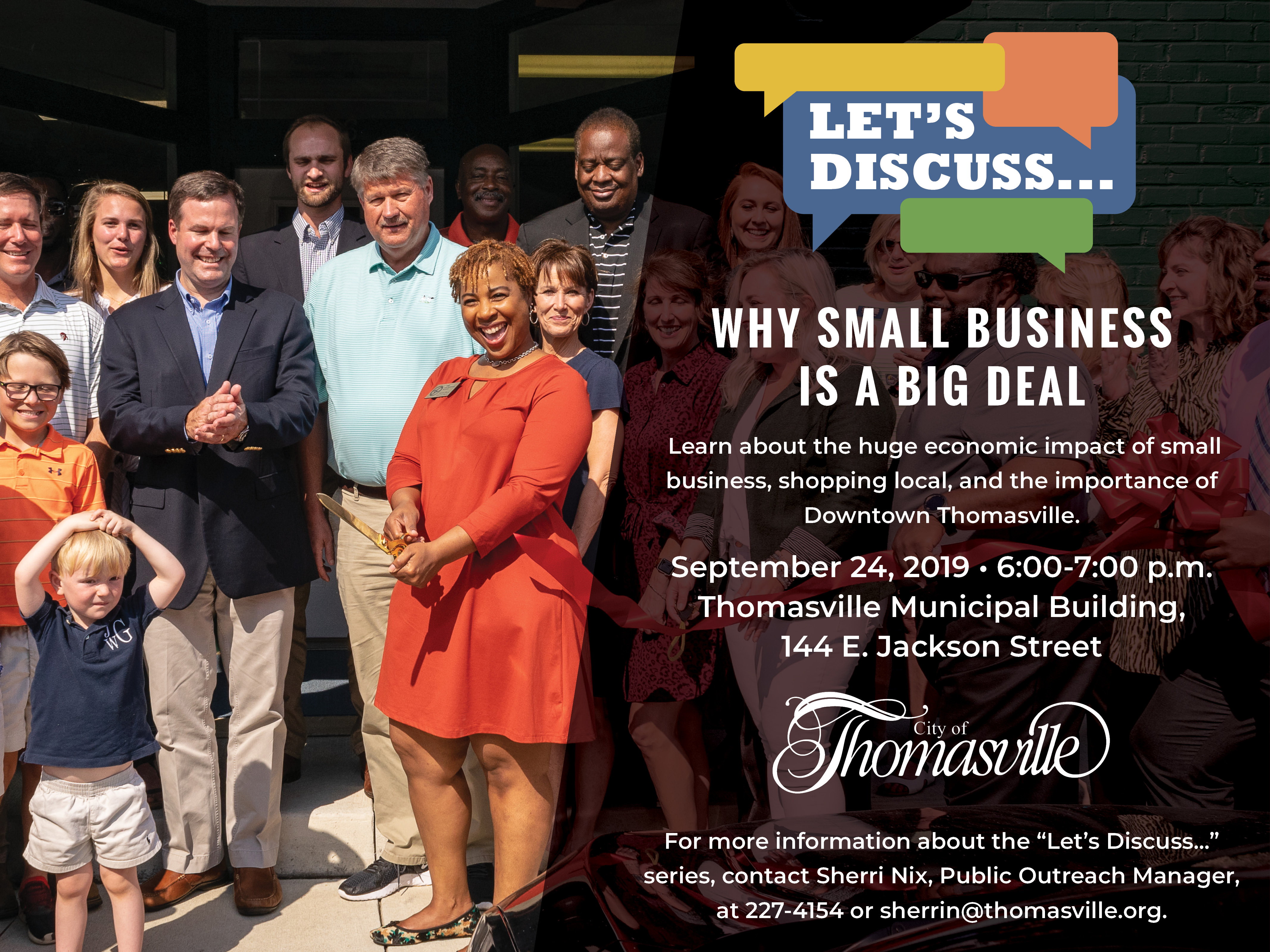 Let's Discuss...Why Small Business is a Big Deal Event Photo