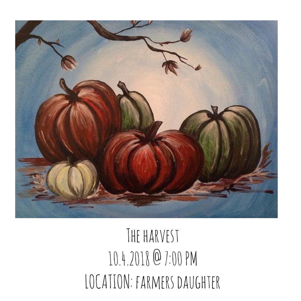Paint Night at Farmers Daughter Vineyards Tasting Room Event Photo